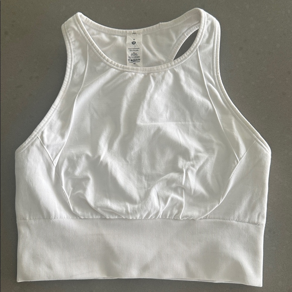 Lululemon Athletica White Sports Bra